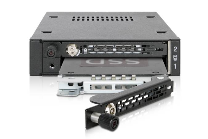 Wij-Ra. IcyDock 2x6,3cm SATAI-III/SAS HDD&SSD in 1x3,5" TRAY interne bulk-4