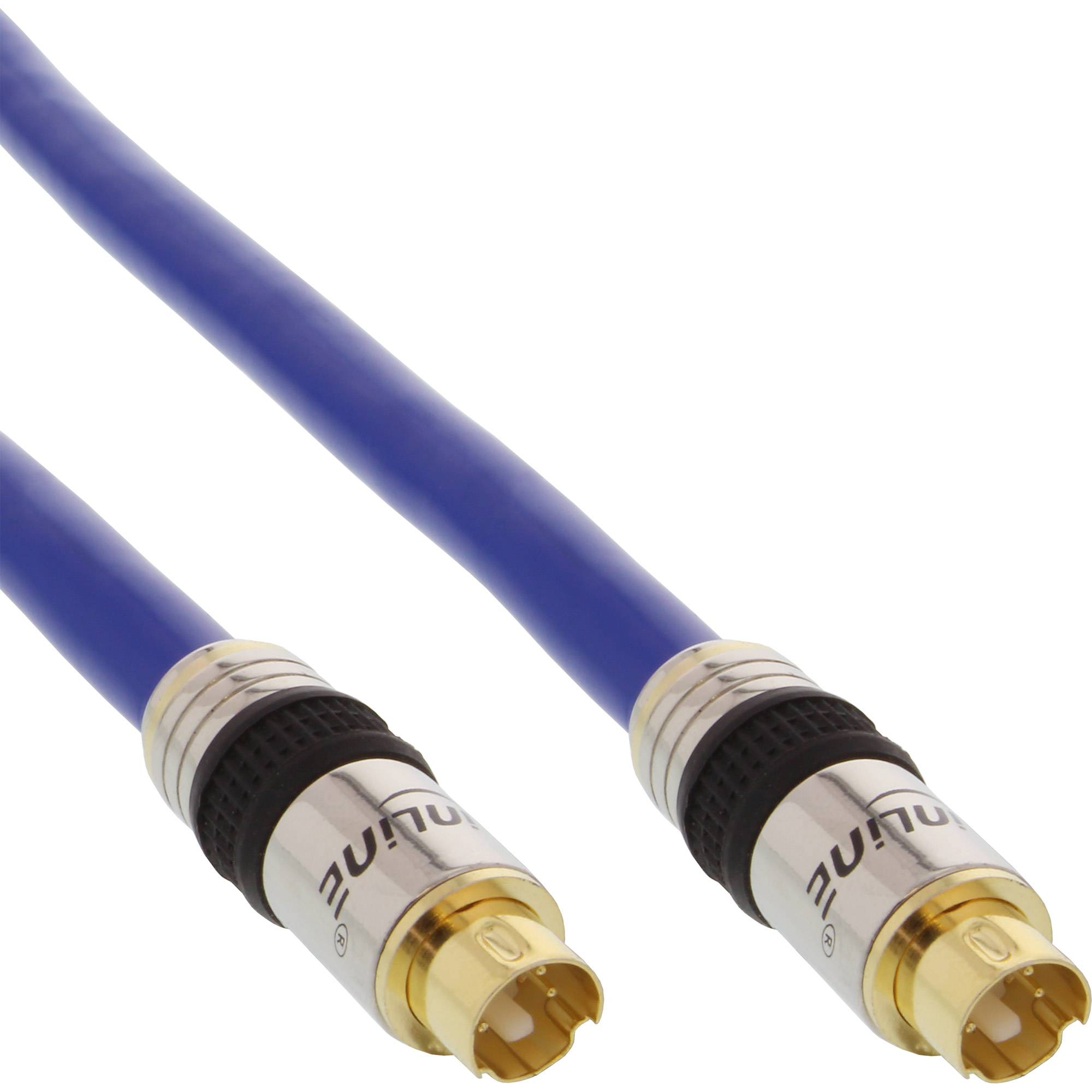 inLine DIN-aansluiting Audio Kabel 10 m Blauw-0