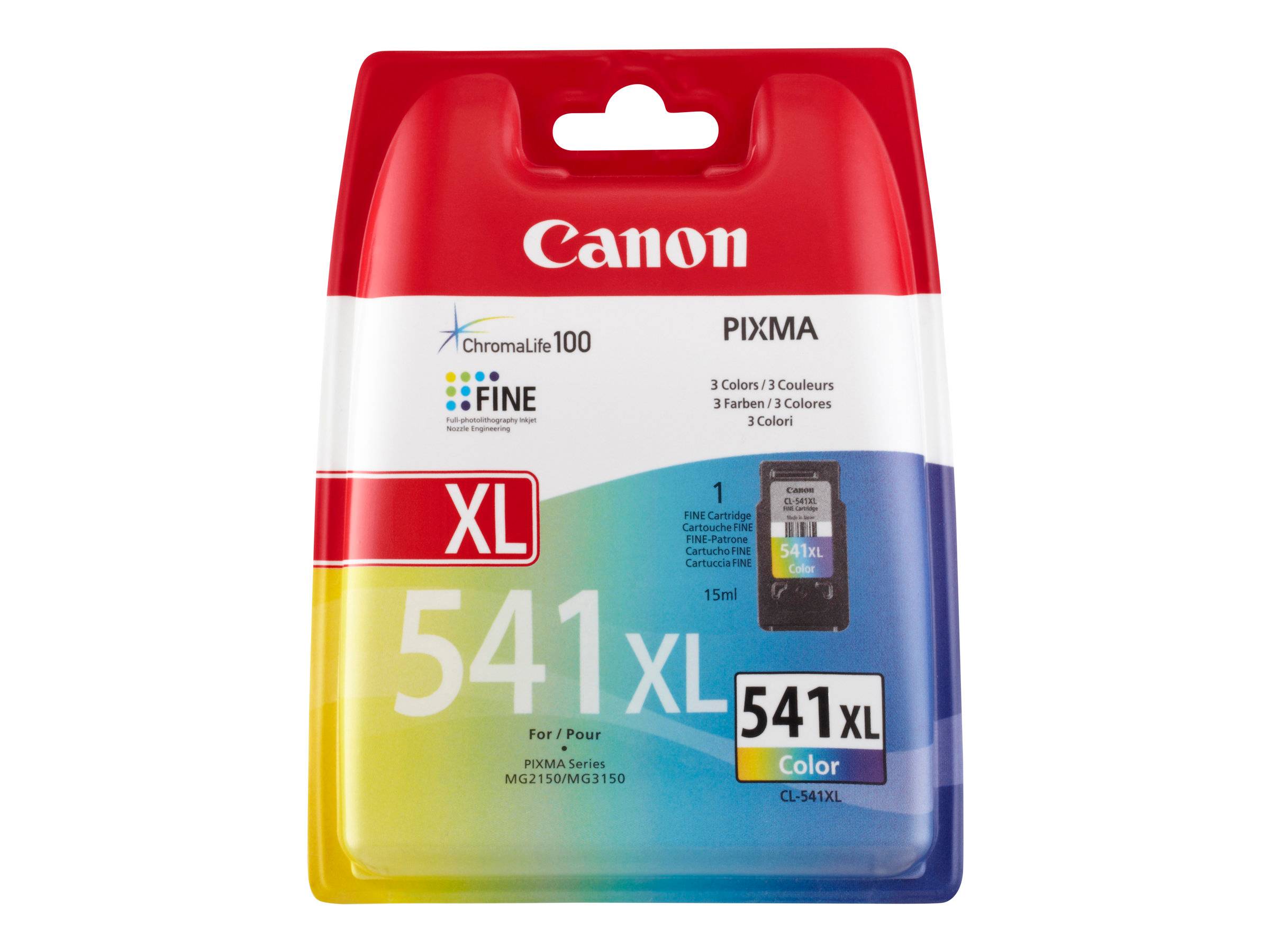 Canon Inktcartridge Canon CL-541XL - 15 ml - Farbe (Cyan, Magenta, Gelb) Origineel Cyaan, Magenta, Geel 5226B005-1