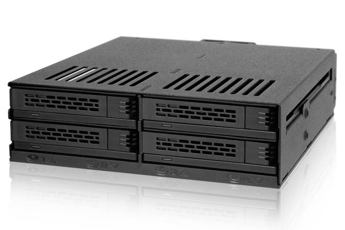 Icy Dock MB324SP-B - SATA - SATA II - SATA III - Serial Attached SCSI (SAS) - 440 g - Desktop - Zwart-2