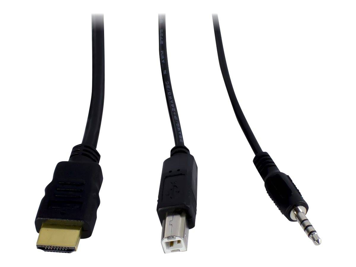 Inter-Tech KVM-switch AS-41HA HDMI, 4 poort, metaal-2
