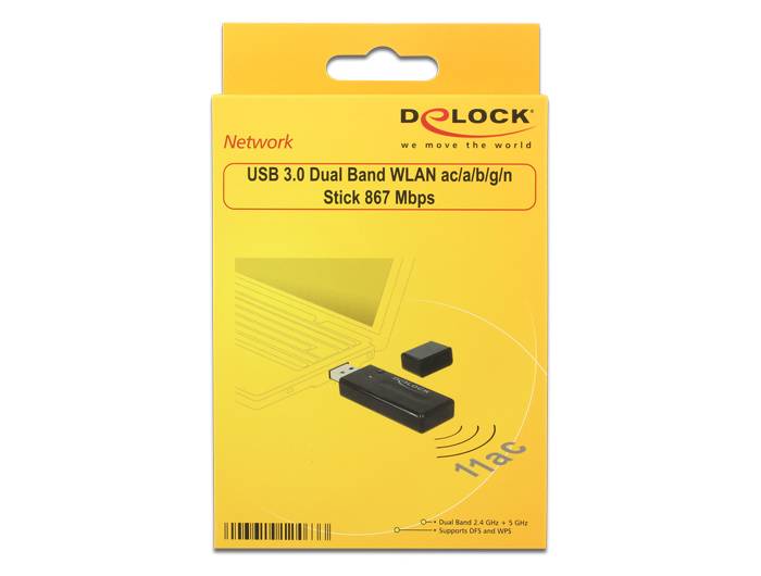DeLOCK USB-A - WLAN / Wi-Fi dongle - Dual Band AC1200 / 1200 Mbps-3