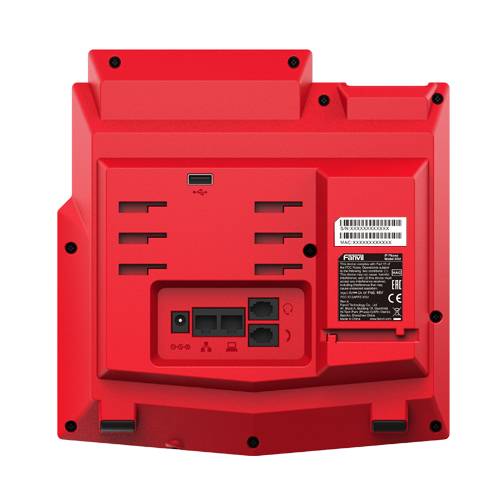 Fanvil IP-telefoon X5U-R rood V2-5