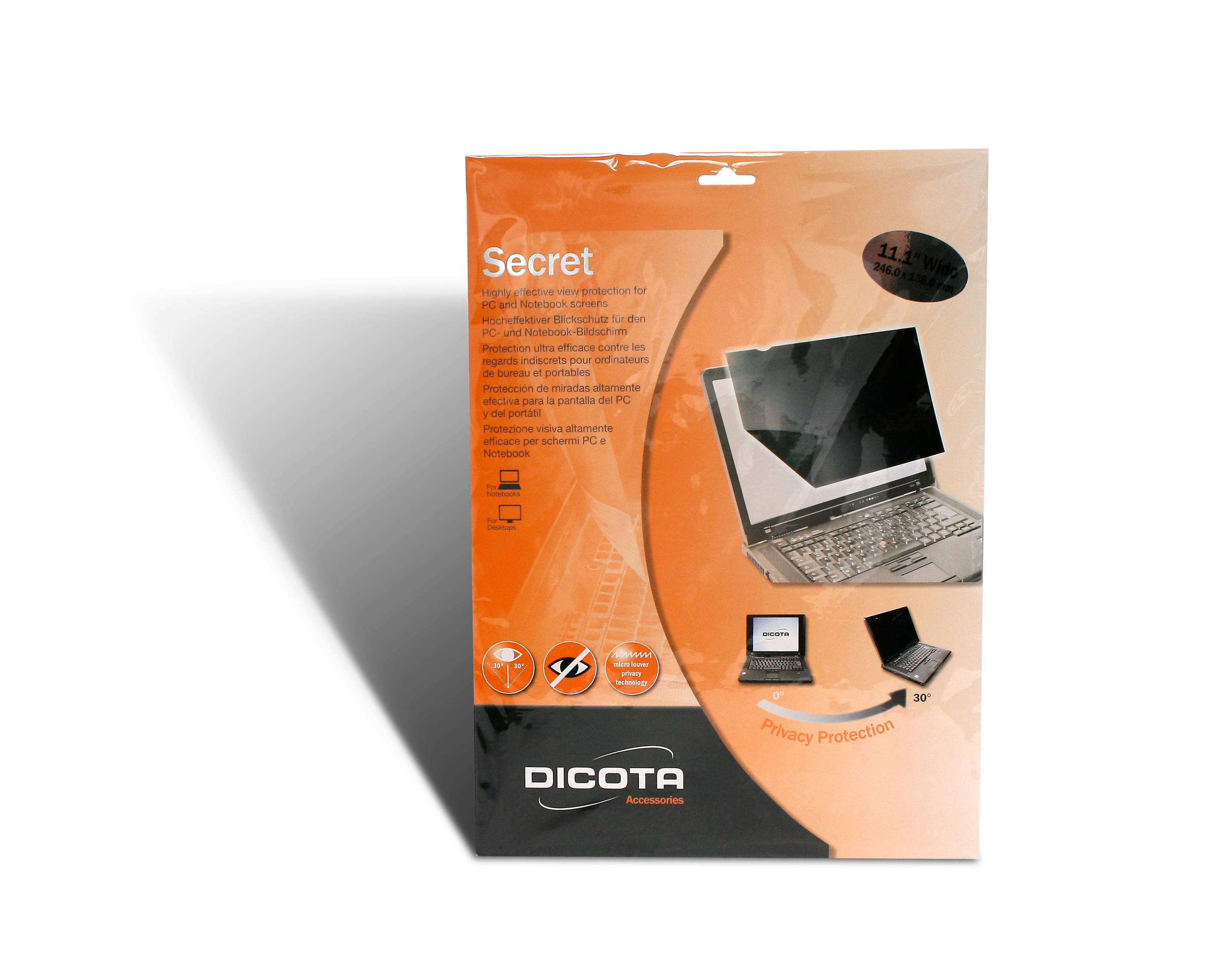 Dicota Privacyfolie 43,2 cm (17") D30122 Geschikt voor model: Laptop-1