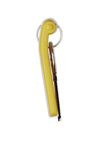DURABLE sleutelhanger sleutelclip 6 stuks geel-1