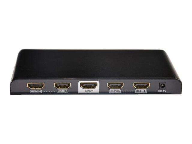 TECHly IDATA-HDMI-4K4 4 poorten HDMI-splitter 1920 x 1080 Pixel Zwart-3