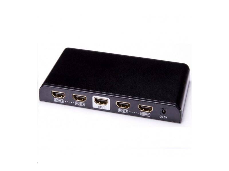 TECHly IDATA-HDMI-4K4 4 poorten HDMI-splitter 1920 x 1080 Pixel Zwart-4