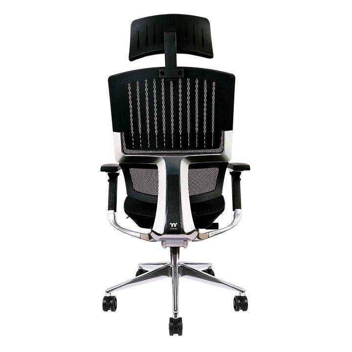 Thermaltake CyberChair E500 met mesh zitting en mesh rugleuning.-2