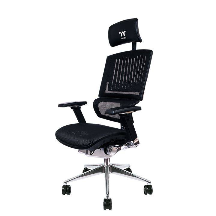 Thermaltake CyberChair E500 met mesh zitting en mesh rugleuning.-4