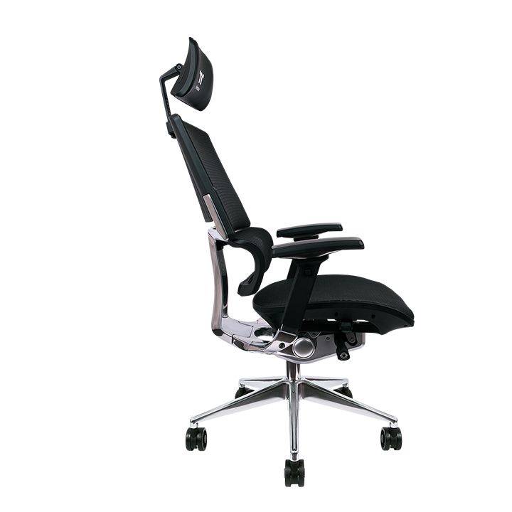 Thermaltake CyberChair E500 met mesh zitting en mesh rugleuning.-5