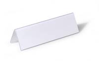 Duurzame tafelnaamplaatjes 61/122x210mm transparant 25 stuks-5