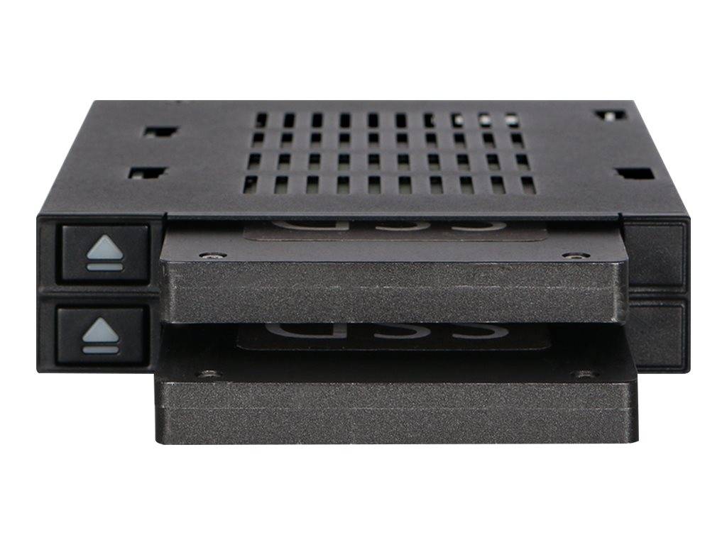 Achterpaneel IcyDock 2x6,3cm SATAI-III/SSD/SAS MB522SP-B-3
