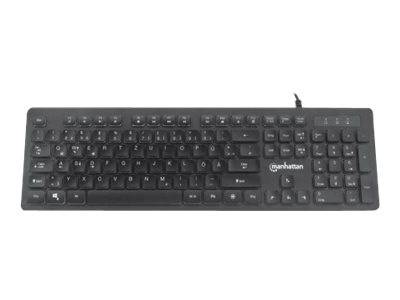 MANHATTAN ultradun USB-gamingtoetsenbord met LED's-1