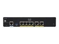 Cisco 900 C921-4P Router - 6 Poorten - Management Port - Gigabit Ethernet - Desktop, Monteerbaar in rek, Onder een Blad-2