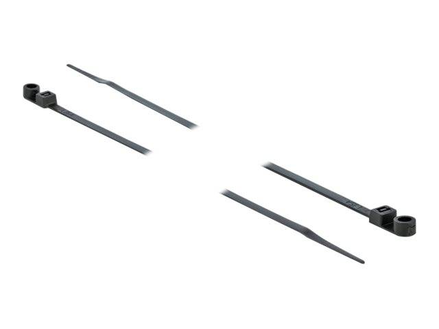 Tie-wraps met montagegat | 200 x 4,8mm | zwart | 10 stuks-2