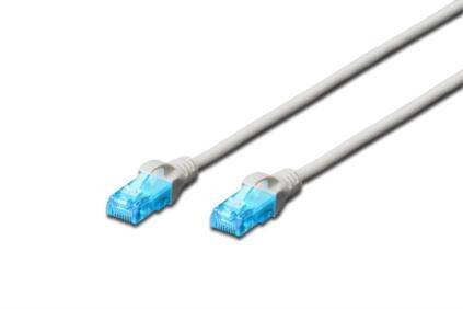 Digitus DK-1512-005/WH RJ45 Netwerkkabel, patchkabel CAT 5e U/UTP 0.50 m Wit Verdraaide paren 1 stuk(s)-2