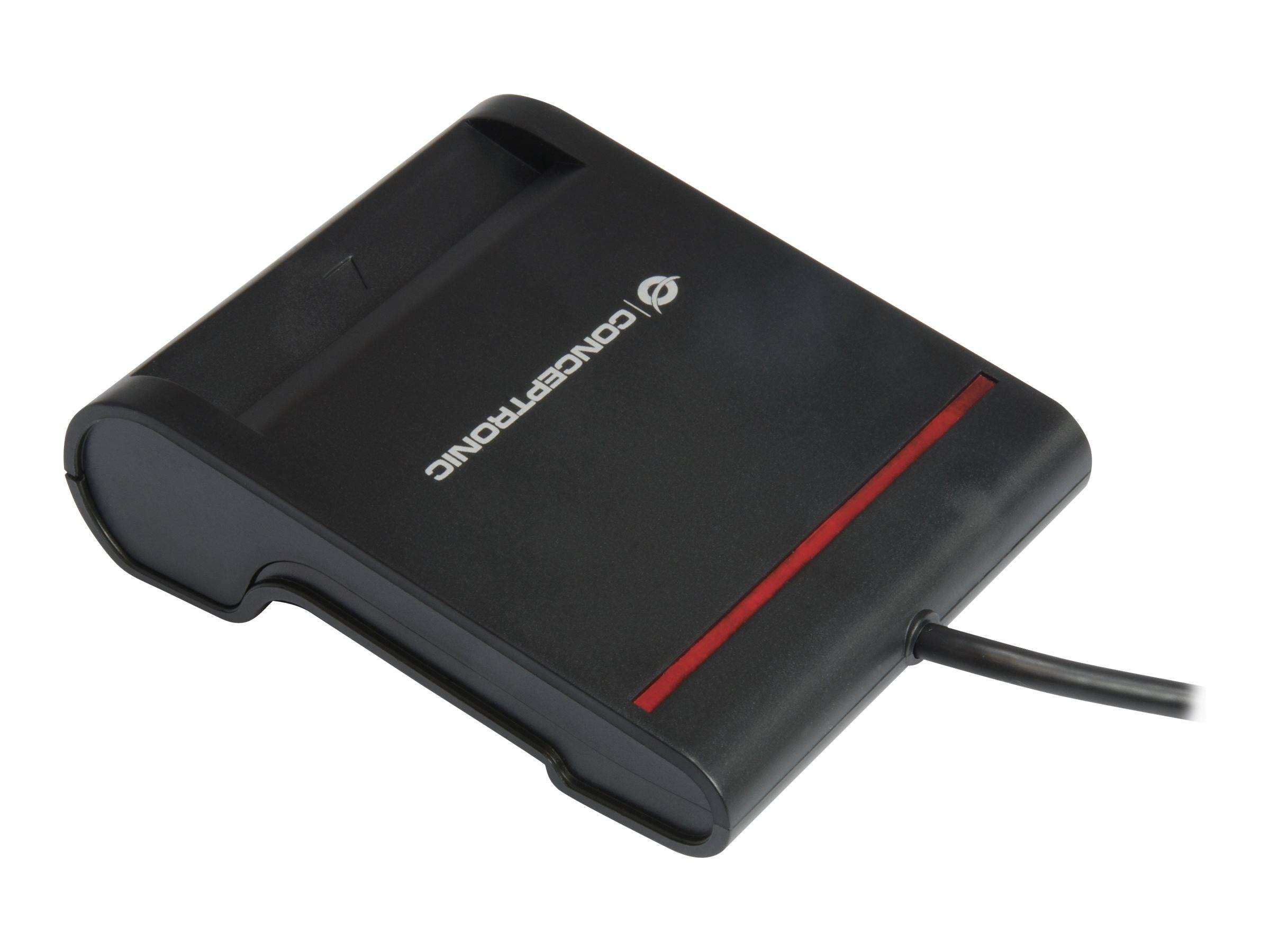 CONCEPTRONIC Smart ID-kaartlezer USB 2.0 SCR01B zwart-2