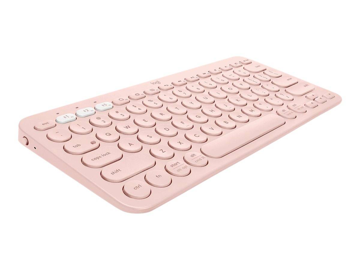 Logitech K380 - Multi-Device Bluetooth Toetsenbord - Draadloos - Duits - Roségoud (920-009583)-4