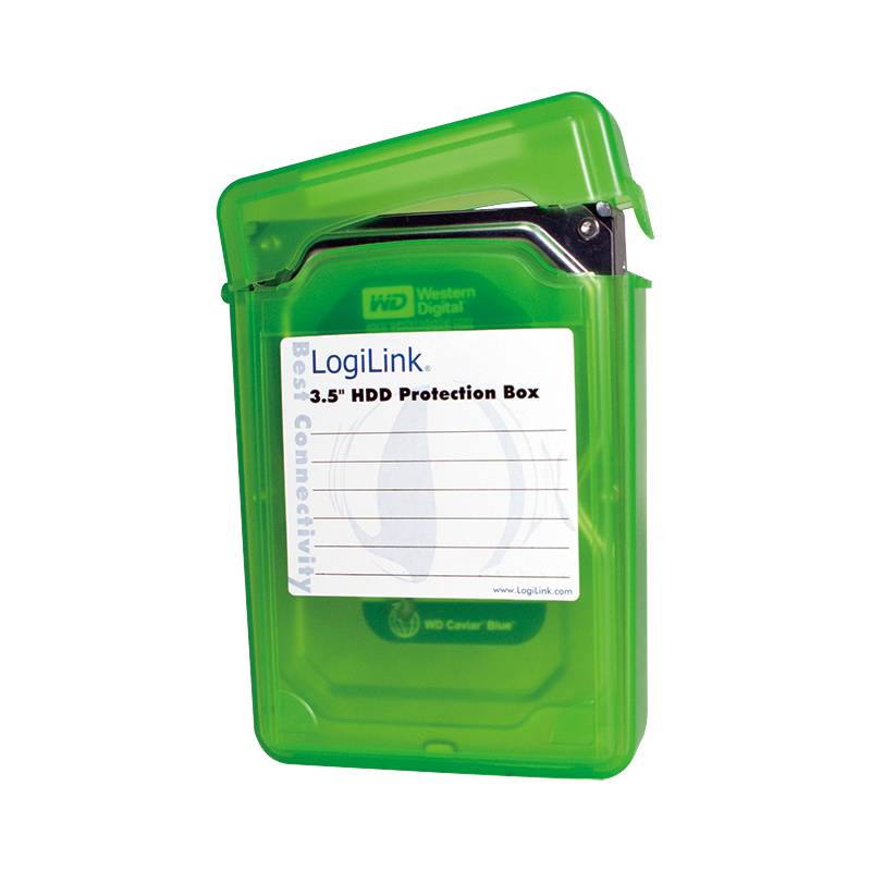 LOGILINK UA0133G Behuizing voor schijven: 3,5"; plastic; groen - 1 stuk-2