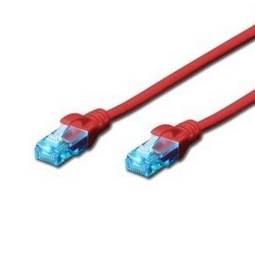 Digitus DK-1512-050/R RJ45 Netwerkkabel, patchkabel CAT 5e U/UTP 5.00 m Rood Verdraaide paren 1 stuk(s)-2