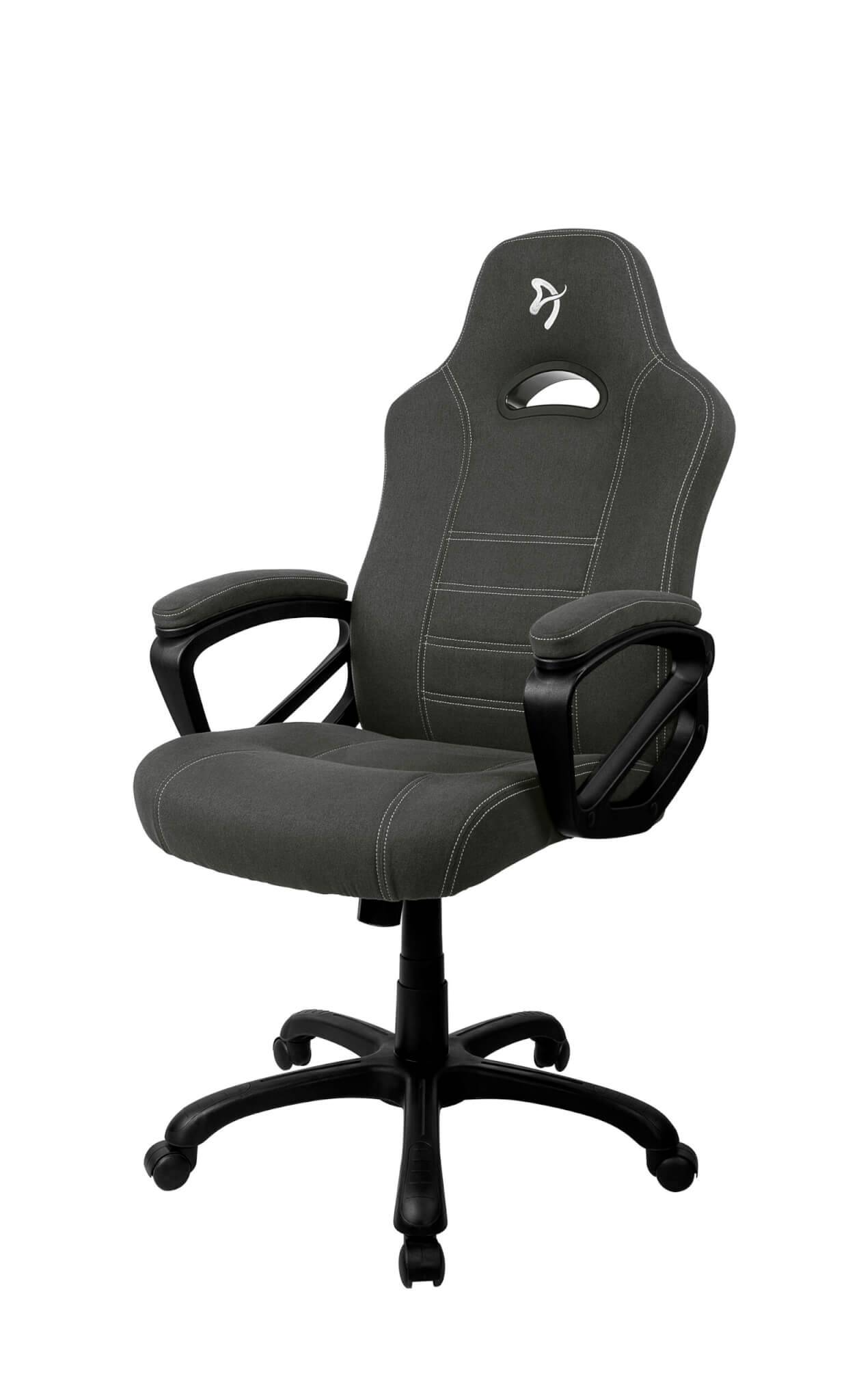 Arozzi Gaming Chair Enzo Geweven Zwart/Grijze Stof-1