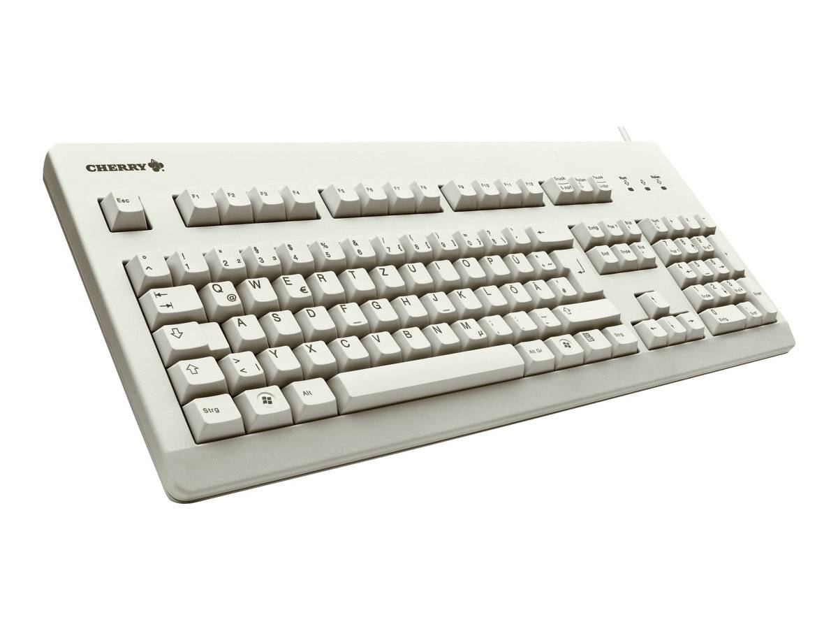 CHERRY TAS G80-3000 Bedrade DE lay-out lichtgrijs BLAUWE SCHAKELAAR-1