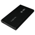 LogiLink Go 6,3 cm (2,5") USB 3.0/SATA Zwart ALU of NT-4