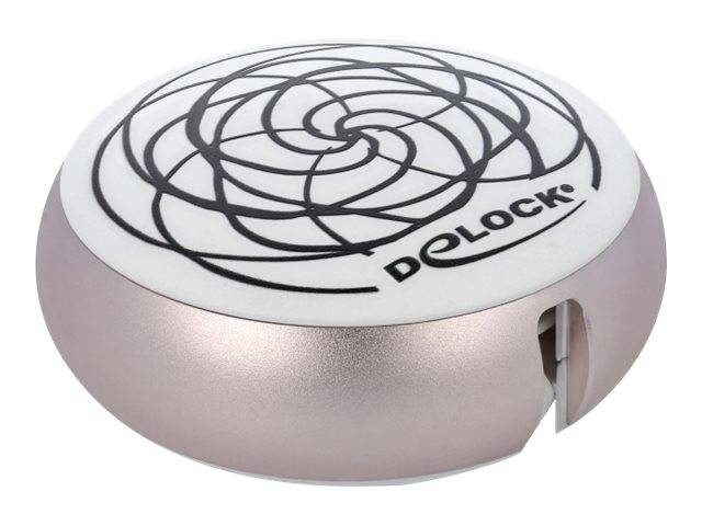 Delock USB Retractable Cable Type-A to Lightning™ white / pale pink-0