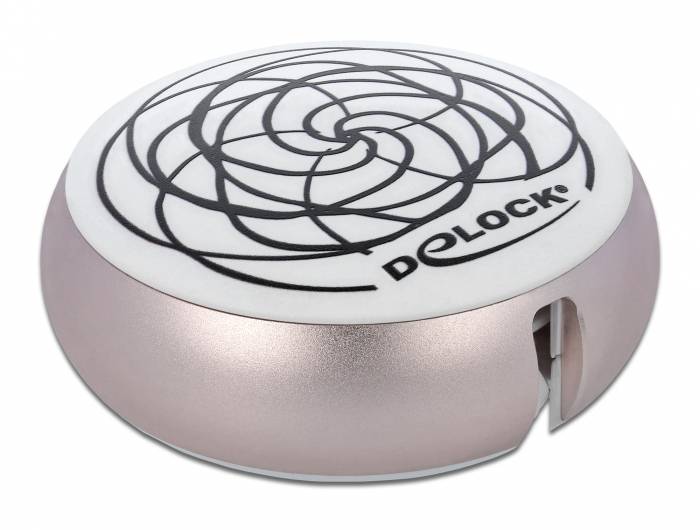 Delock USB Retractable Cable Type-A to Lightning™ white / pale pink-4
