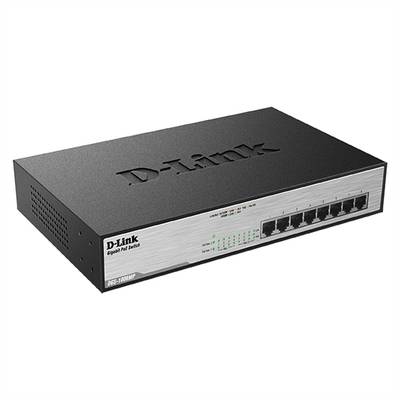 D-Link DGS-1008MP Netwerk switch  8 poorten 1 GBit/s PoE-functie 