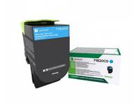 Lexmark Tonercassette (recycling) CS317 CS417 CS517 CX317 CX417 CX517 Origineel Cyaan 2300 bladzijden 71B20C0-3