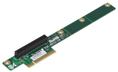 Supermicro RSC RR1U-E8 - Risercard - voor SC812, SC813, SC815, SuperServer 5037MC-H8TRF-3