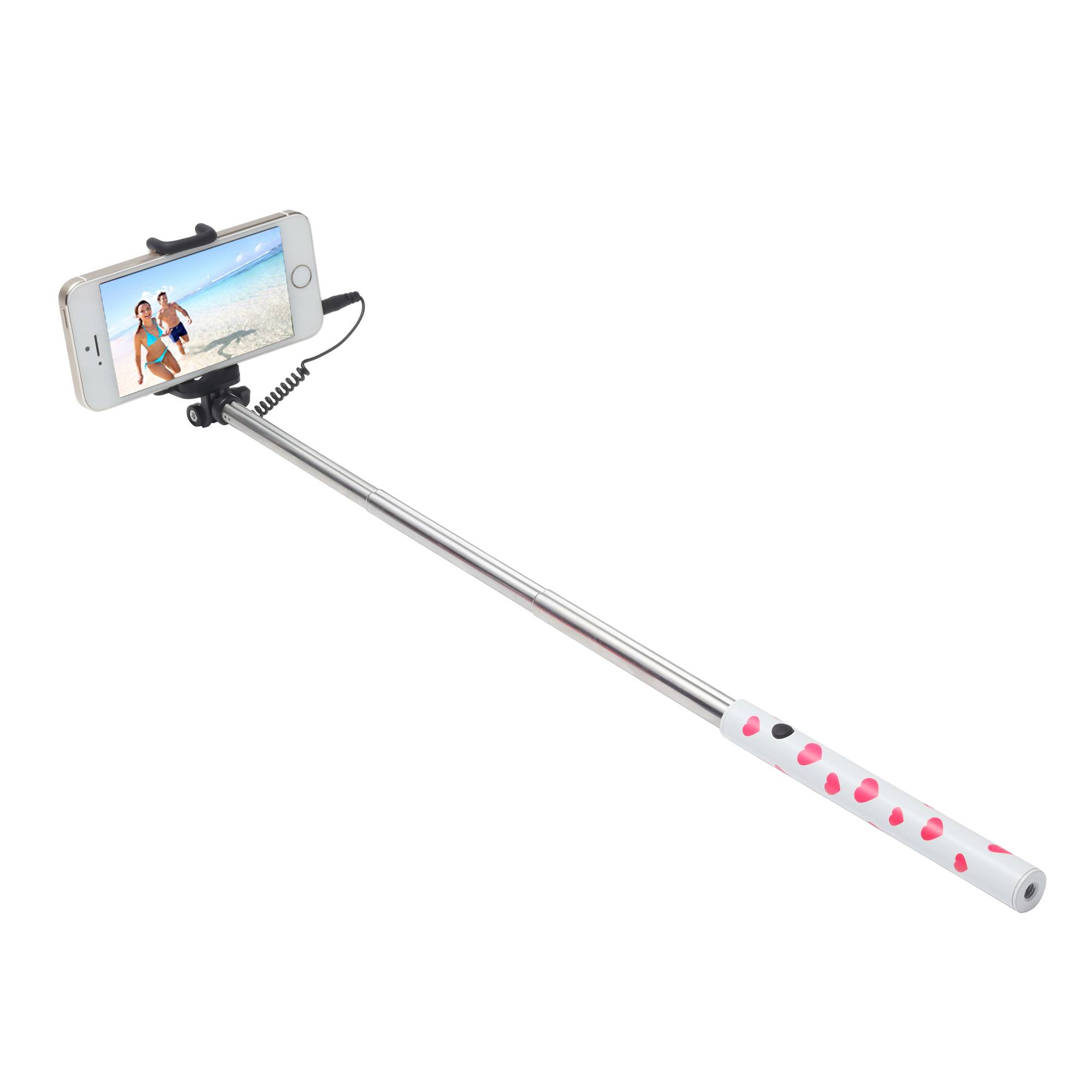 Ultron 173950 selfiestick smartphone roze, zilver, wit-1