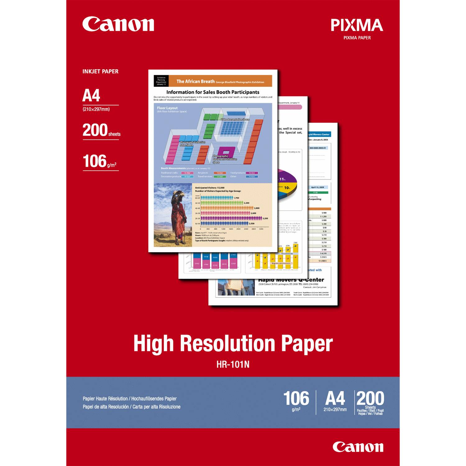 Canon HR 101 NA 4, 200 vel Fotopapier - -106 gr-1