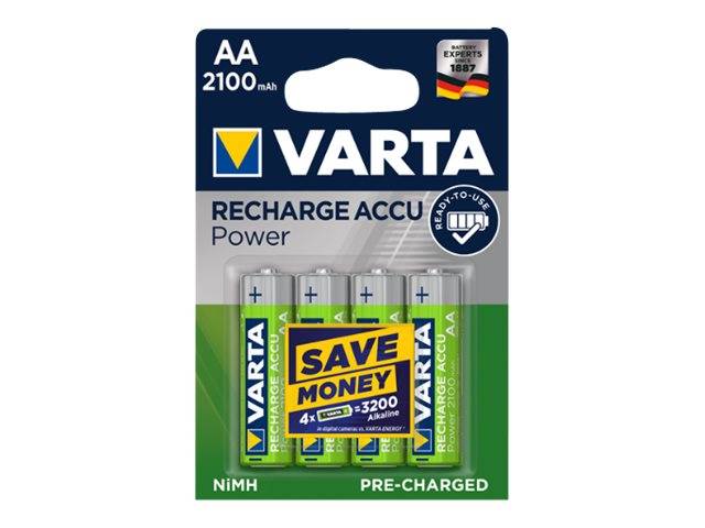 VARTA Ready2use batterij Mignon / AA 56706 4-pack 2100mAh-2
