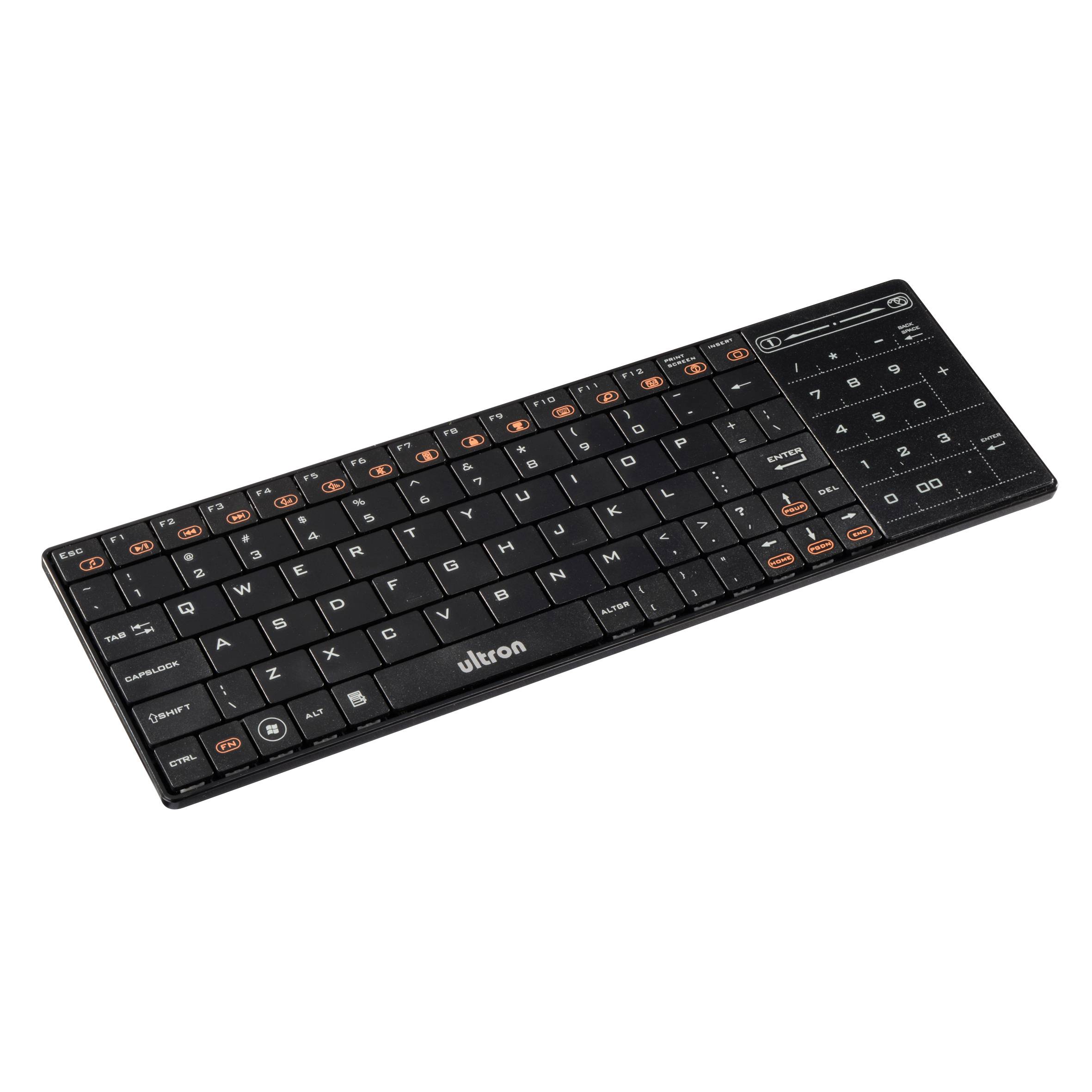 Ultron UMT-BT toetsenbord Bluetooth QWERTZ Duits Zwart-2