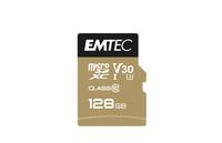 EMTEC MicroSD-kaart 128 GB SDXC CL10 Speedin V30 A1 4K-adapter-3