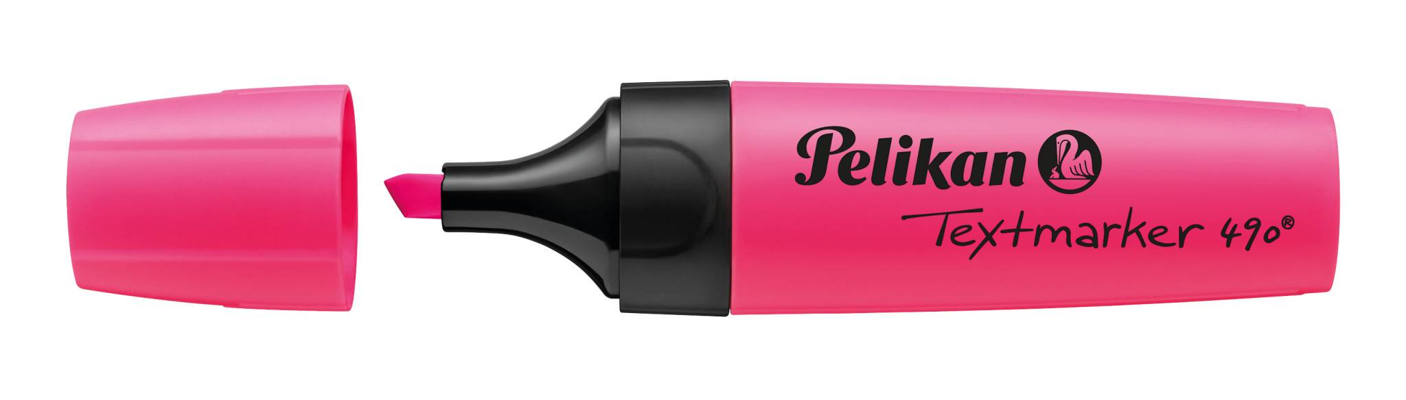 Pelikan Highlighter 490/B Fluorescerend Roze 1 stuk Blisterverpakking-2