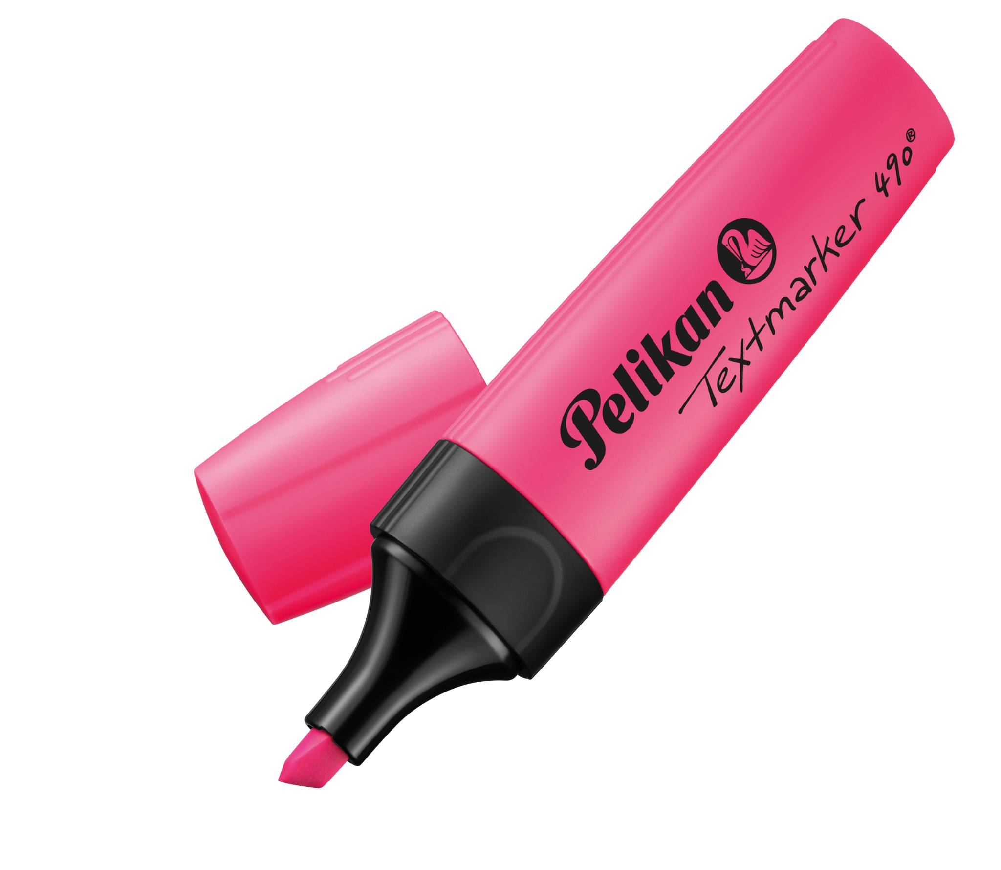 Pelikan Highlighter 490/B Fluorescerend Roze 1 stuk Blisterverpakking-3