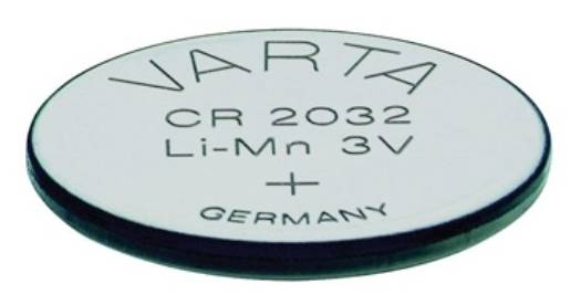 Varta knoopcelbatterij CR2032 3V 220mAh lithium Blis.5 stuks.-1