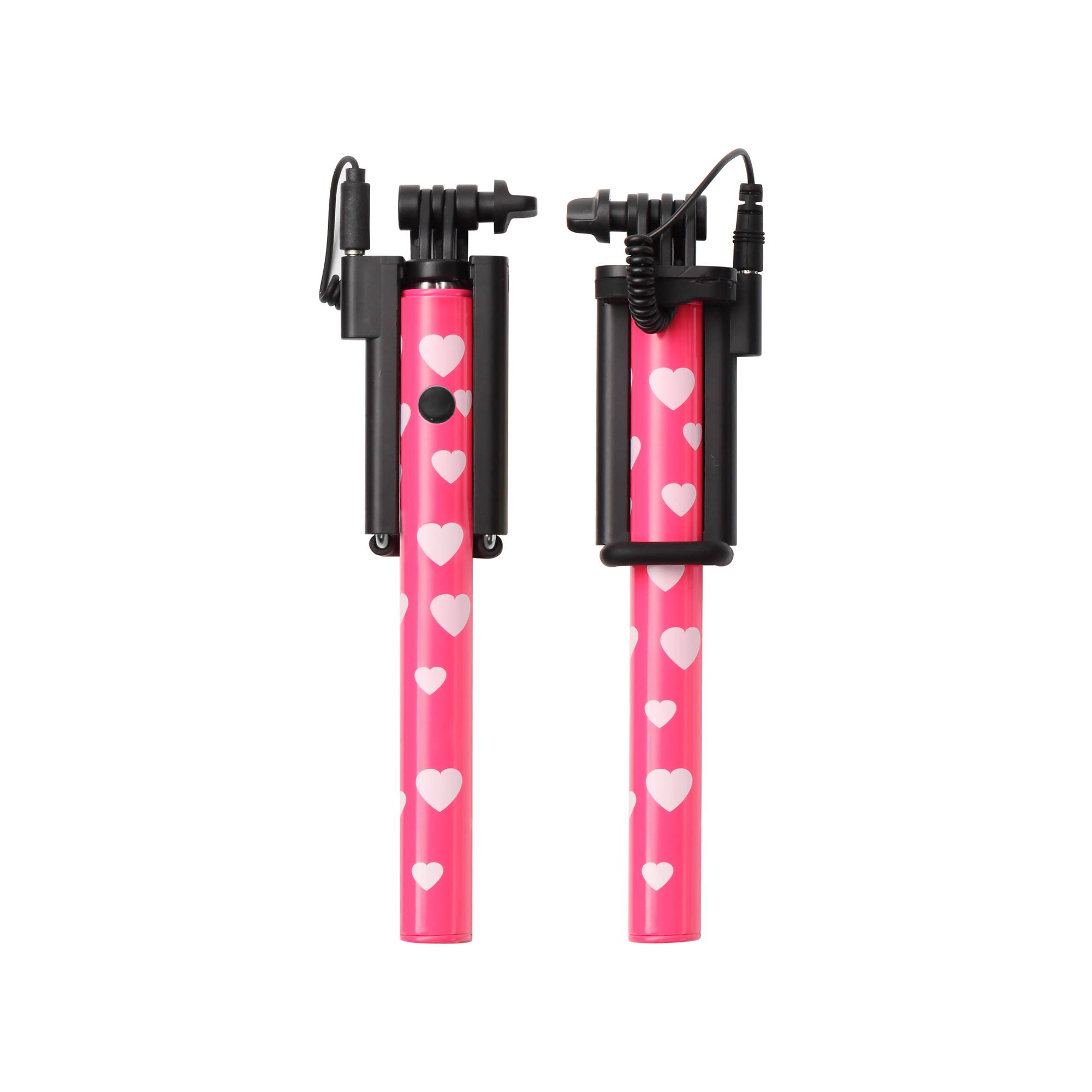 Ultron 173951 selfiestick voor smartphones, roze, zilver, wit-2