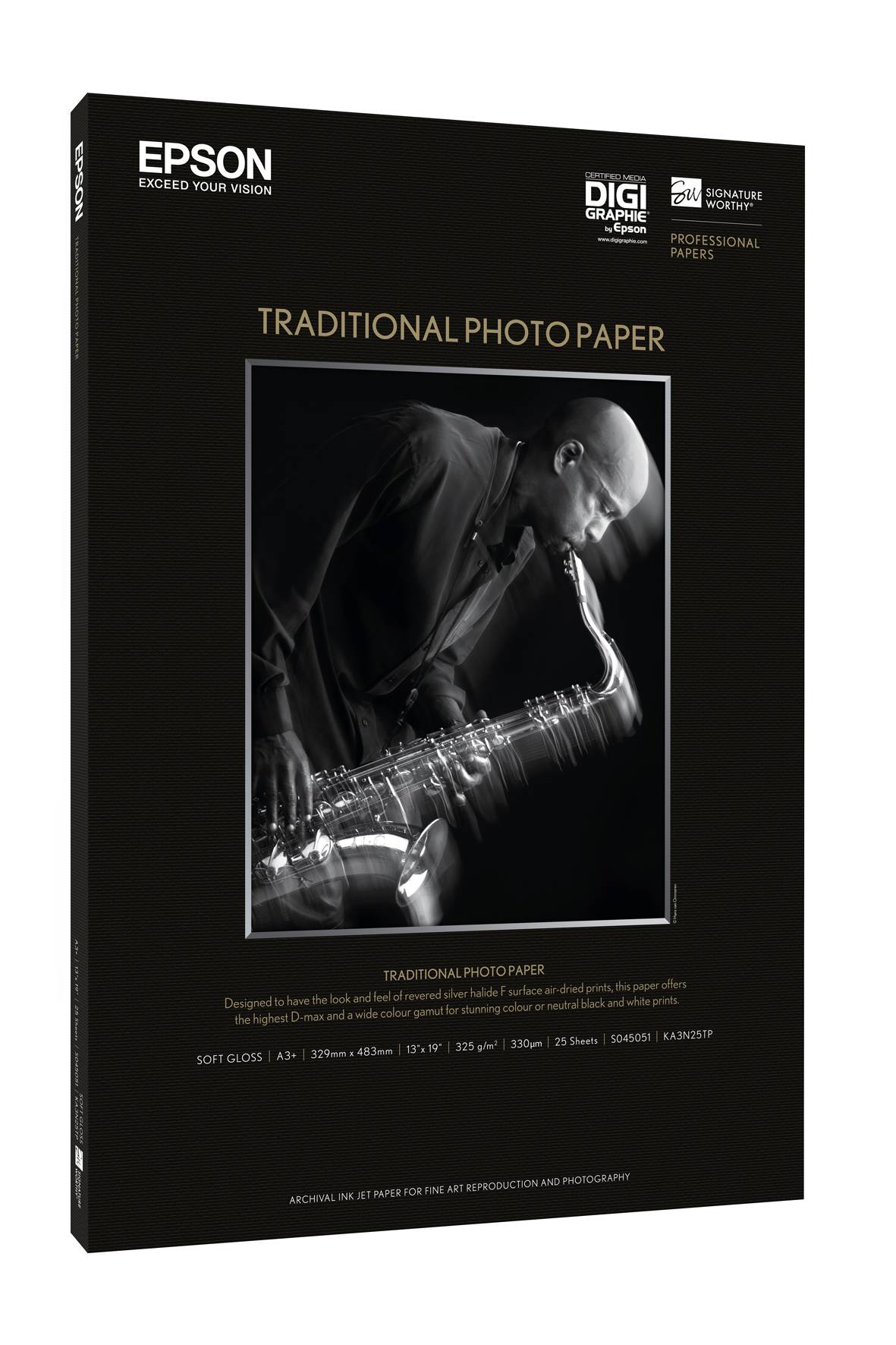 Epson traditioneel fotopapier, halfglanzend, A3+, 25 vellen, 330 g-2