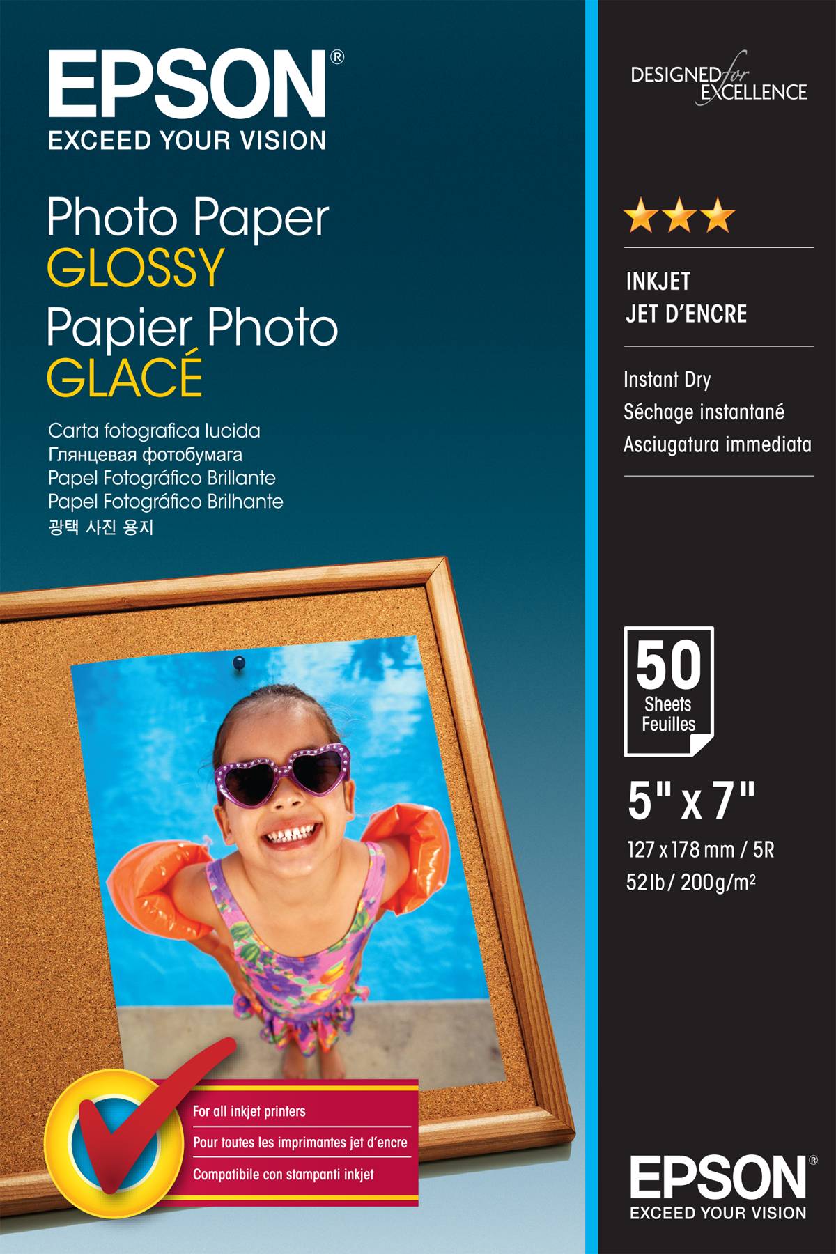 Epson Fotopapier Glans 13x18 cm 50 Vel 200 g-1