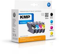 KMP Inktcartridge vervangt Brother LC-3213BK, LC-3213C, LC-3213M, LC-3213Y Compatibel Combipack Zwart, cyaan, magenta, g-2