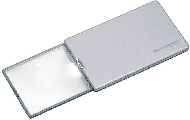 Eschenbach 152111 Easy Pocket Vergrootglas Met LED-verlichting Vergrotingsfactor: 3 x Zilver