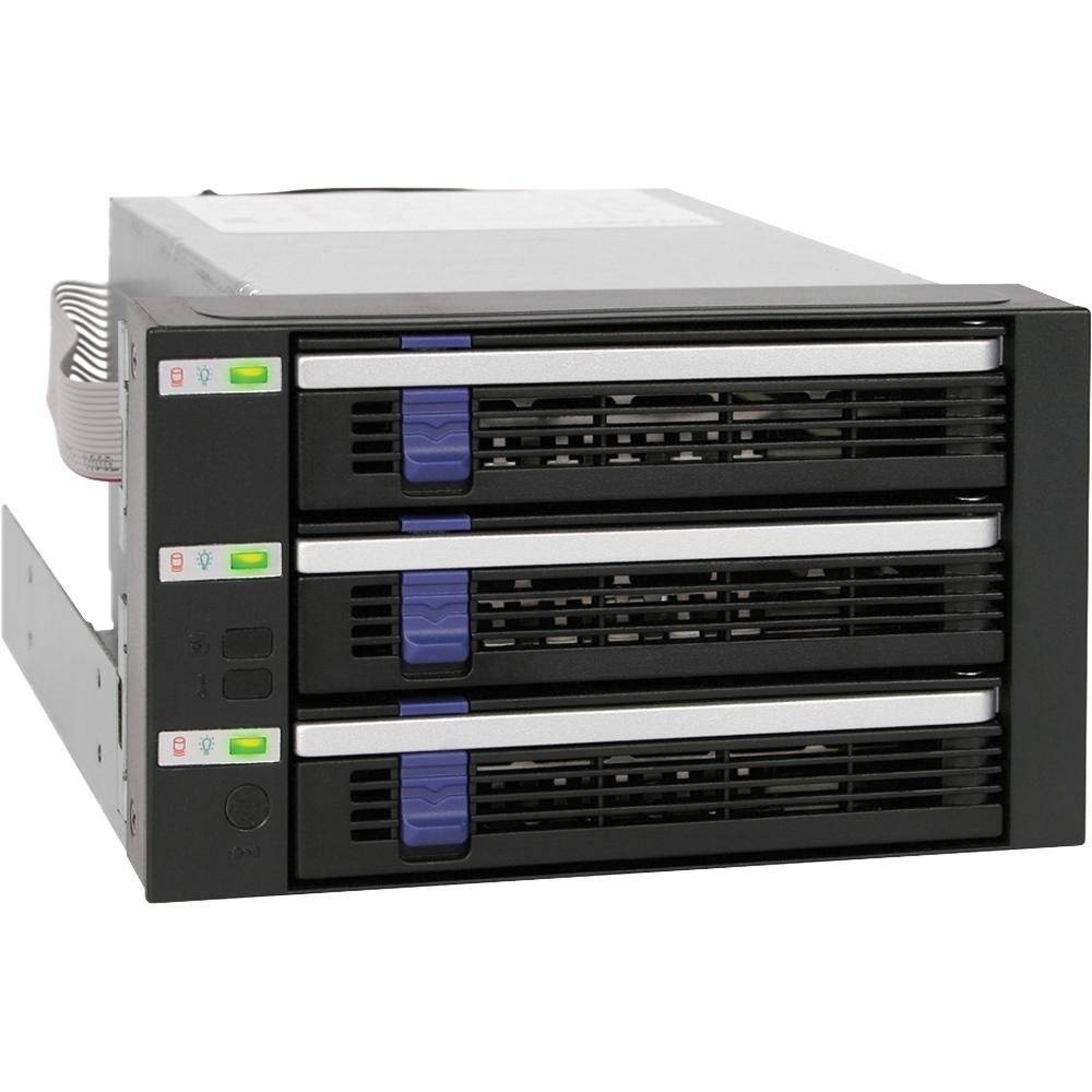 Achterpaneel IcyDock 3x8,9cm SATAI-III in 2x5,25" MB153SP-B-1