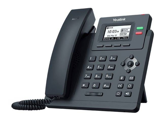 Yealink 2,3" 132x64 LCD, 2x Gigabit Ethernet, 2x RJ9, 2x VoIP, 2x SIP, PoE-2