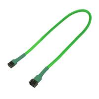 Kabel Nanoxia 3-Pin verlengkabel, 60 cm, neongroen-3