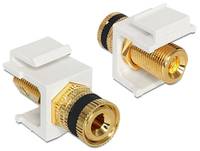 DeLOCK Keystone module binding post > thread nut black Keystone module-2