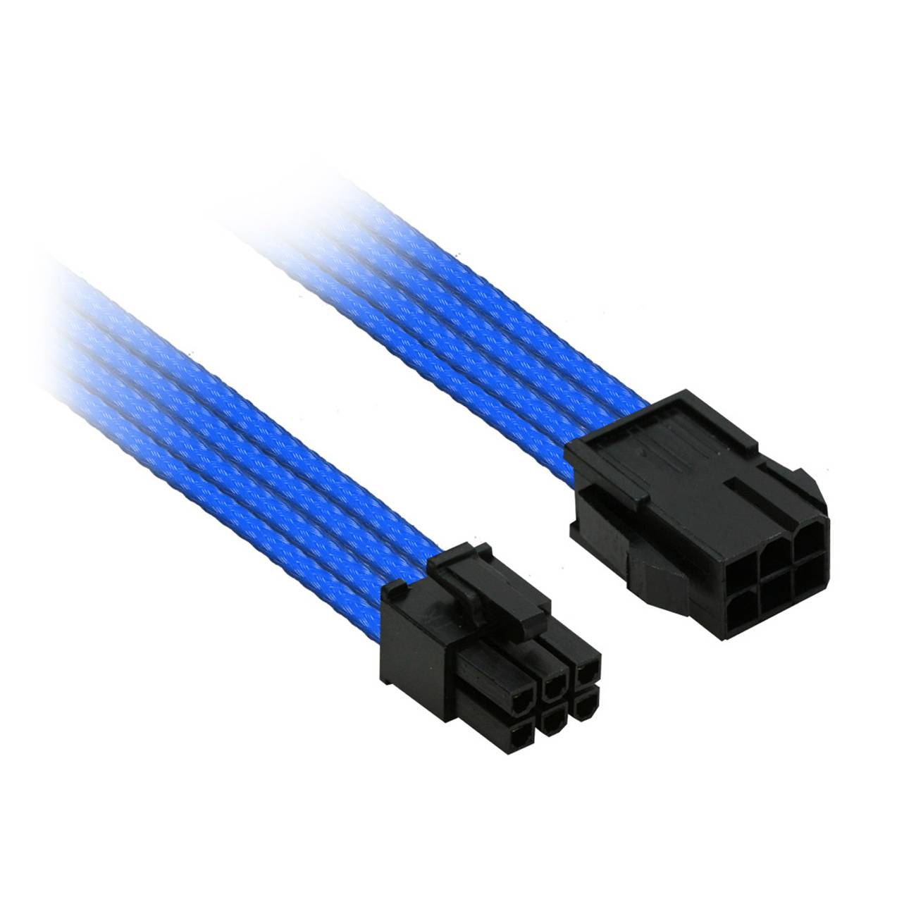 Kabel Nanoxia 6pin PCI-E verlengkabel, 30 cm, blauw-1